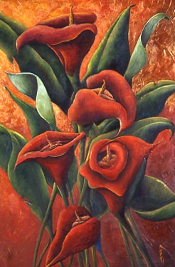 Red Lilies
